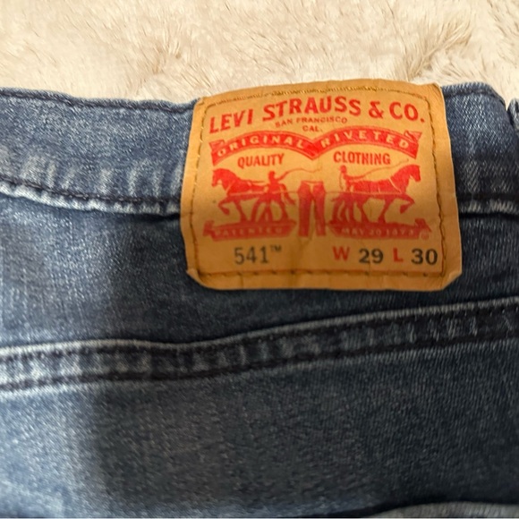 Levi's 541’s W29 L30 Blue Straight Jeans - Picture 16 of 16